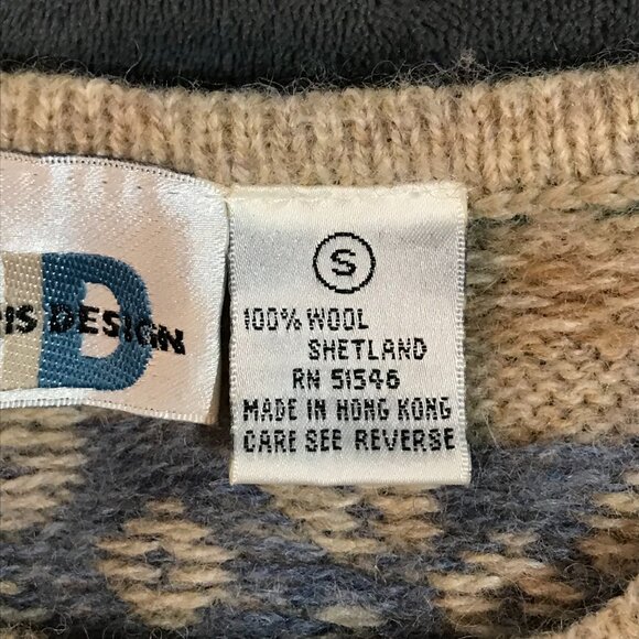 Vintage Paul Harris Design women's sweater 100% shetland wool Small - swtre026 - Picture 7 of 7